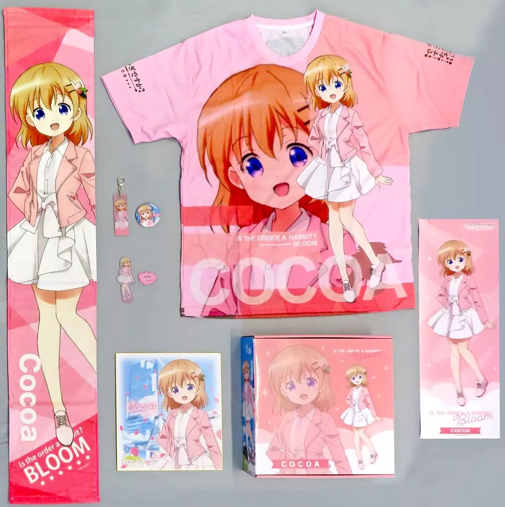 雑貨 ココア コンプリートBOX TシャツLサイズ ご注文はうさぎですか? BLOOM