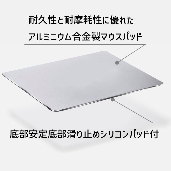 新商品】マウスパッド パッド シリコン 薄型 滑り止め 軽量 - メルカリ