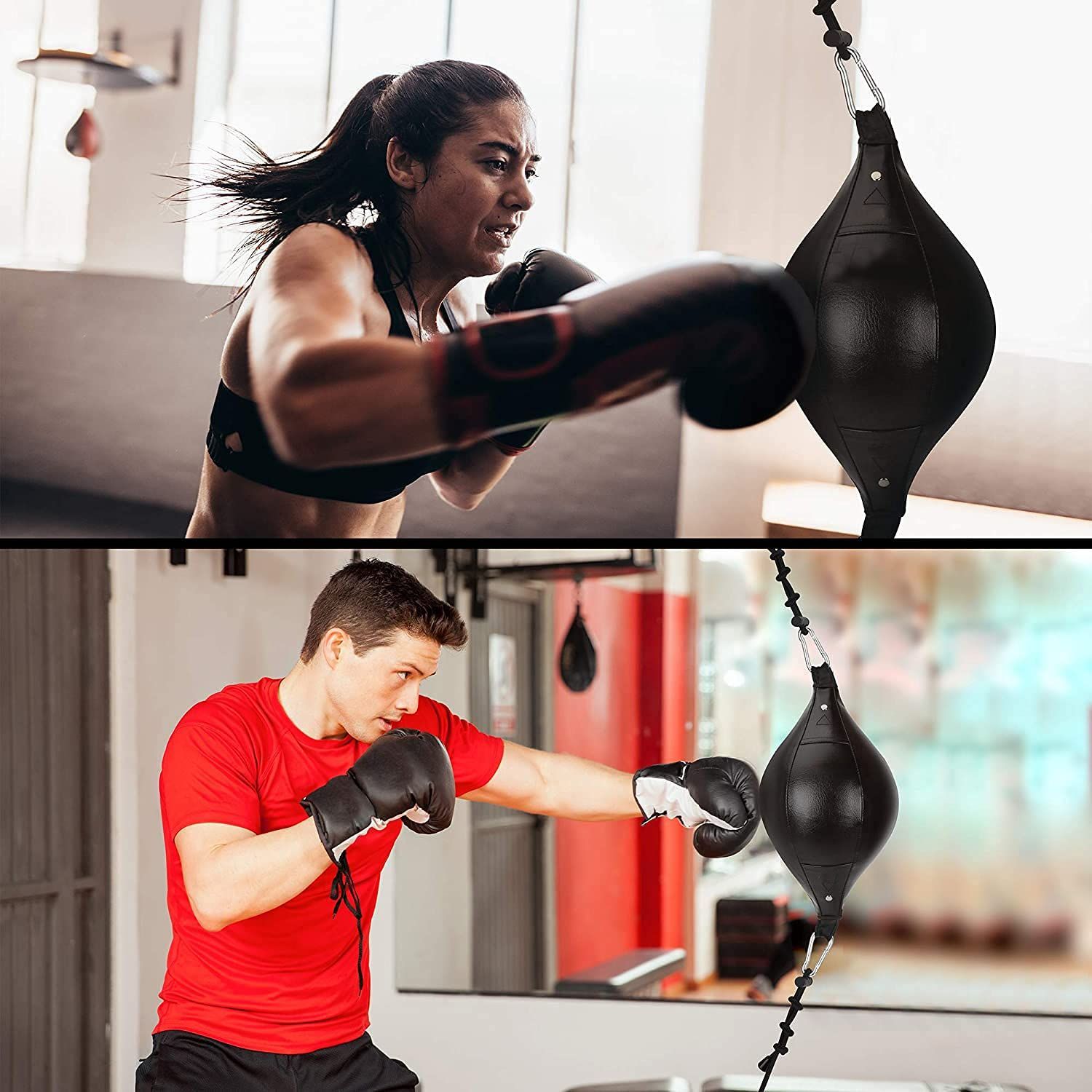 ボクシング サンドバック数回使用の美品 吊るすタイプ100センチ