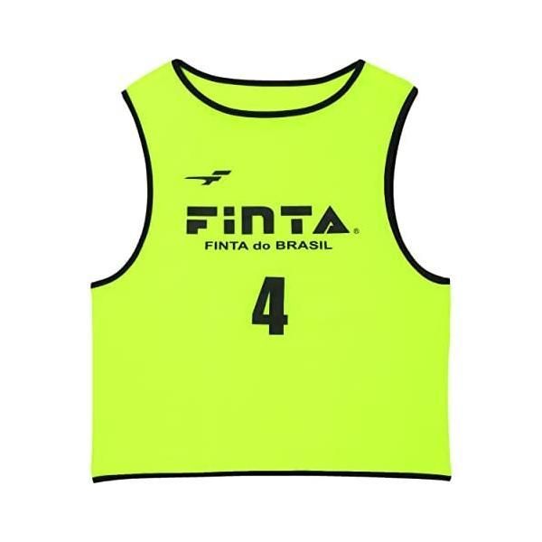 フィンタ サッカー 大人用 ビブス 10枚セット フリーサイズ FT6513 全8色 イエロー Free Size