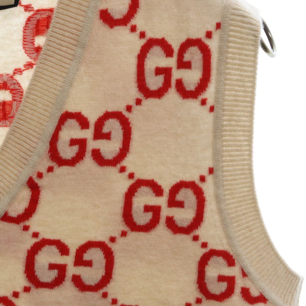 GUCCI グッチ GG柄 ニットベスト XS GUCCI グッチ GG柄 ニットベスト
