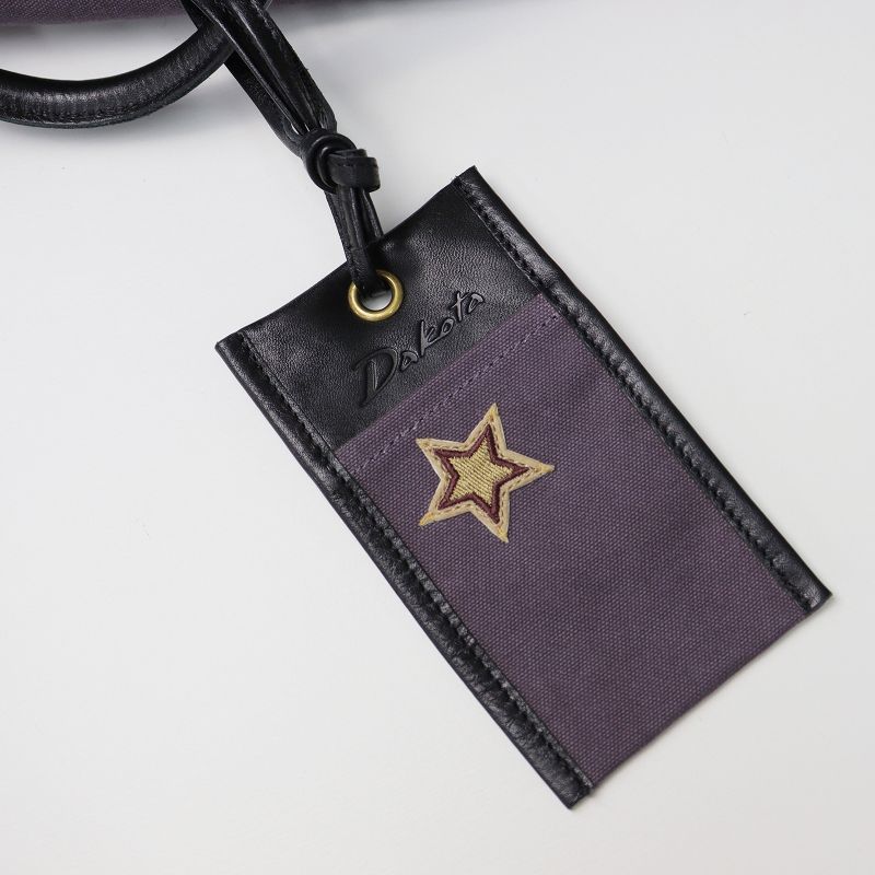 定価2.5万 Dakota ダコタ ボイジャー ボストンバッグ /パープル