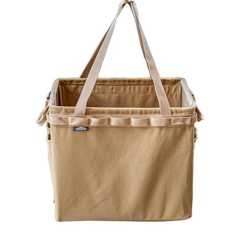 木箱のカバン WHATNOT(ワットノット) 収納コンテナ ツールバッグ 帆布 幅360mm×奥