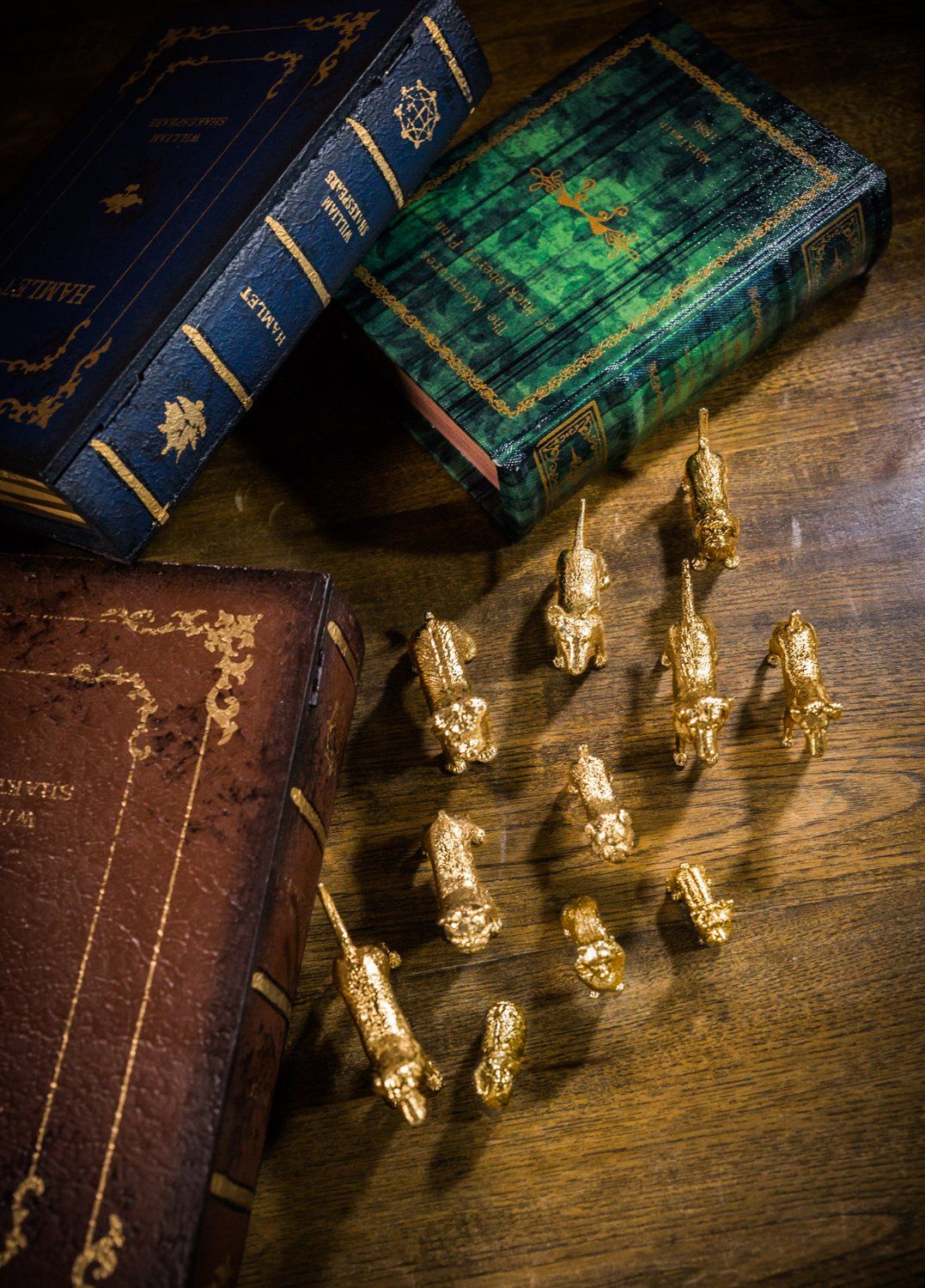 キングチャールズスパニエル 22ct ゴールドプレート イギリス製 アート