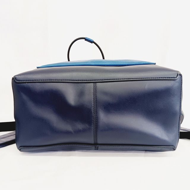コーチ COACH リュックサック デイパック レザー 71989 ネイビー