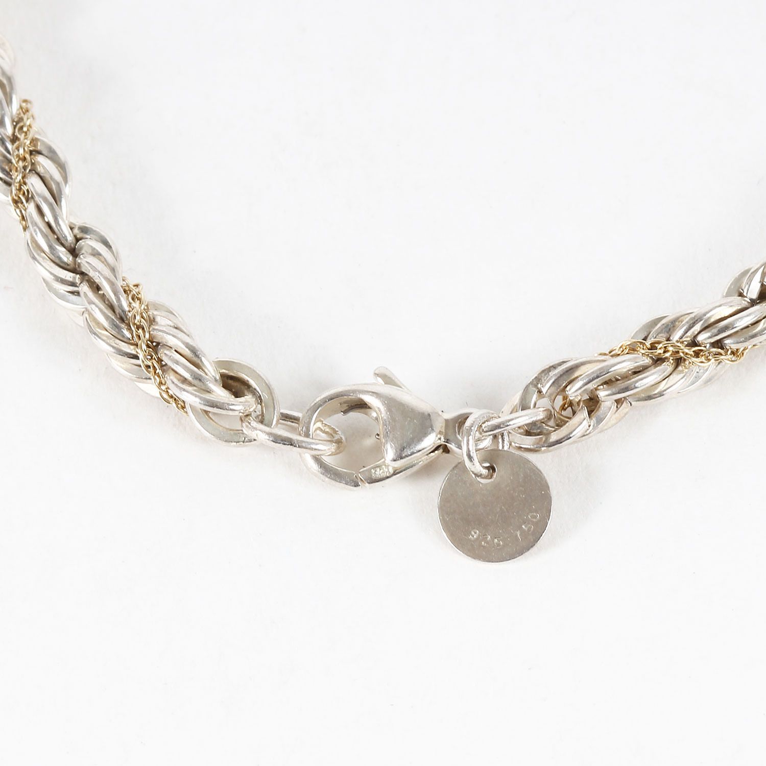 TIFFANY&Co. ティファニー スクリュー ツイスト チェーン コンビ