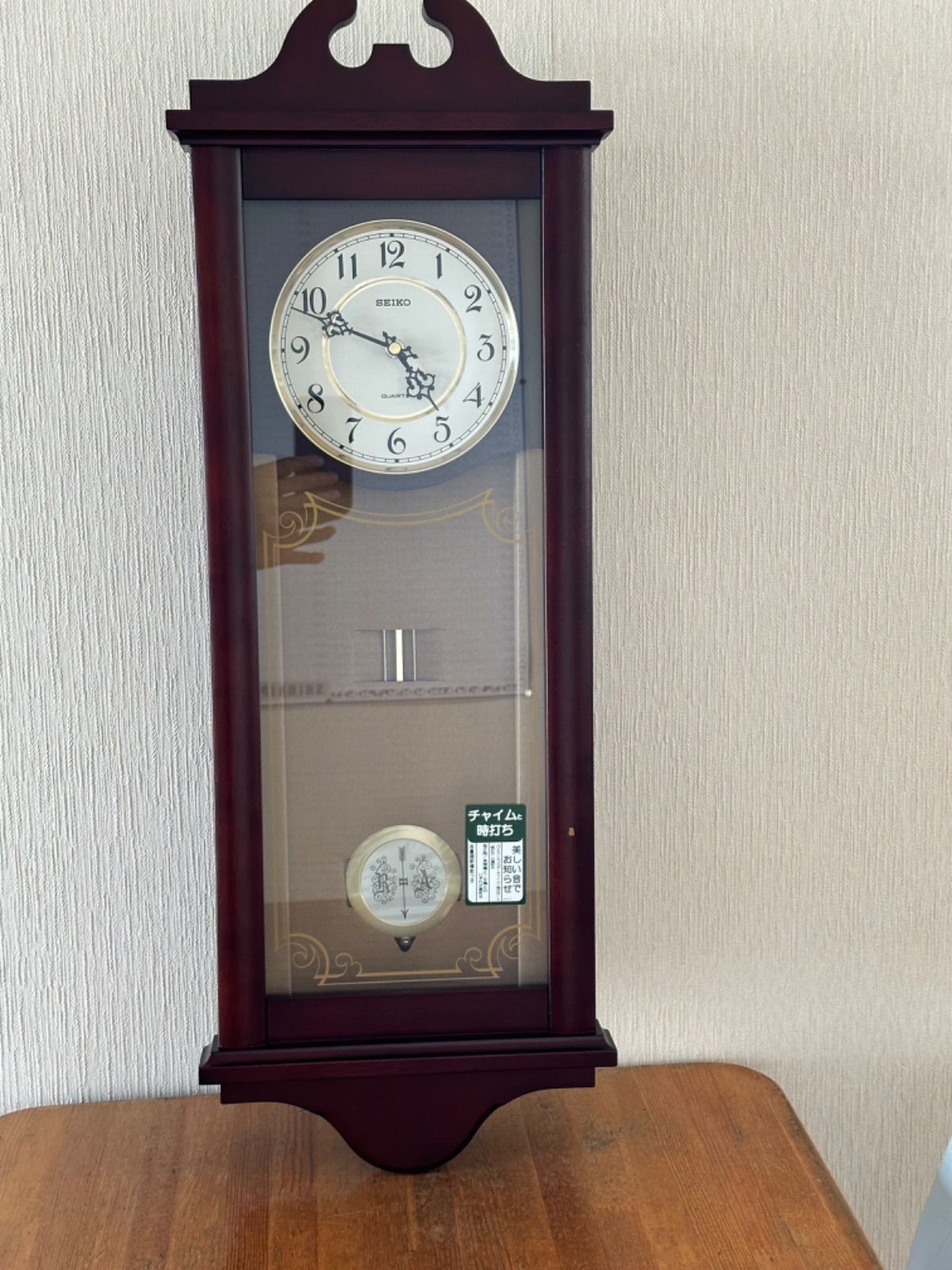 新品】【未使用】【傷有り】SEIKO振り子掛時計 RQ309A - メルカリ