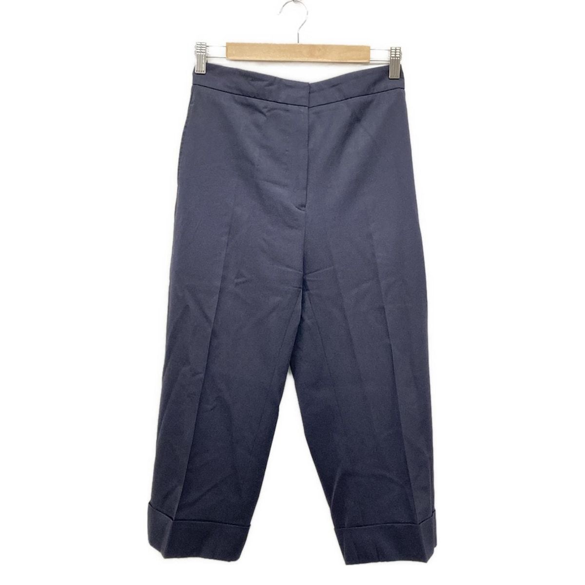 ジルサンダー JILSANDER パンツ サイズ36 S オレンジ レディース センタープレス/ストレッチ ボトムス JILSANDER ジルサンダー ネイビー スラックス 36 JIL SANDER NAVY 美品