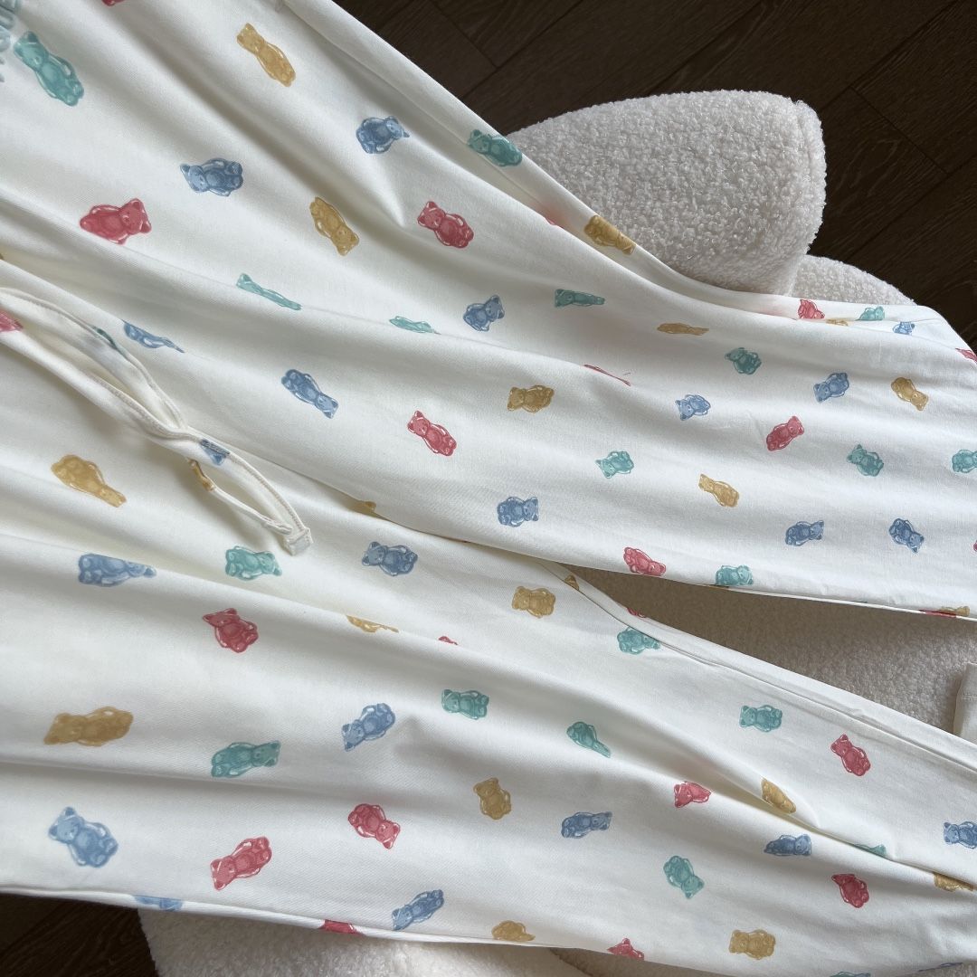 チューイーベアワンポイントTシャツ＆ロングパンツSET