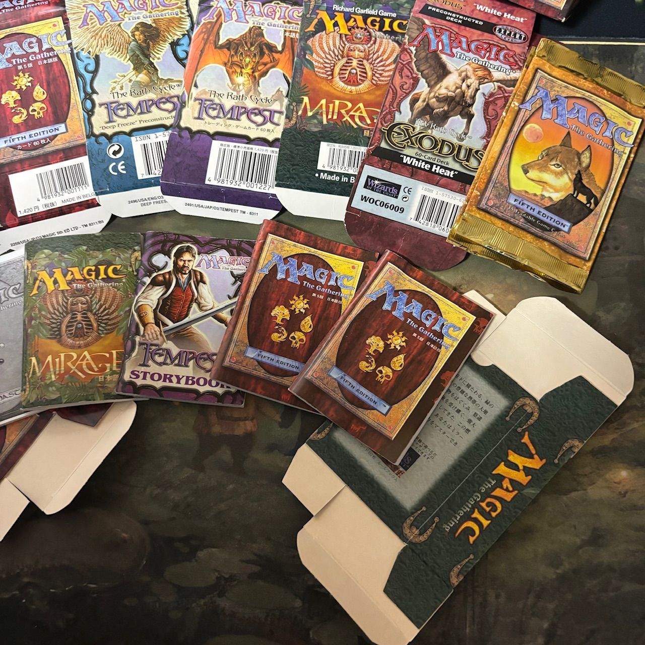 マジック MTG 空箱 ルールブック 説明書 テンペスト ミラージュ