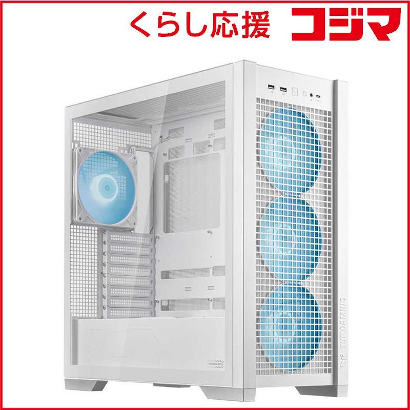 未開封 ASUS エイスース PCケース GT302|ARGB|FANS|WHT ♥ 送料無料