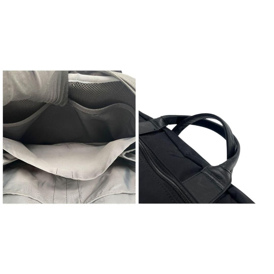 PORTER ビジネスバッグ ロゴ シルバー金具 A4可 レザー ブラック 197-01501_1.jpg