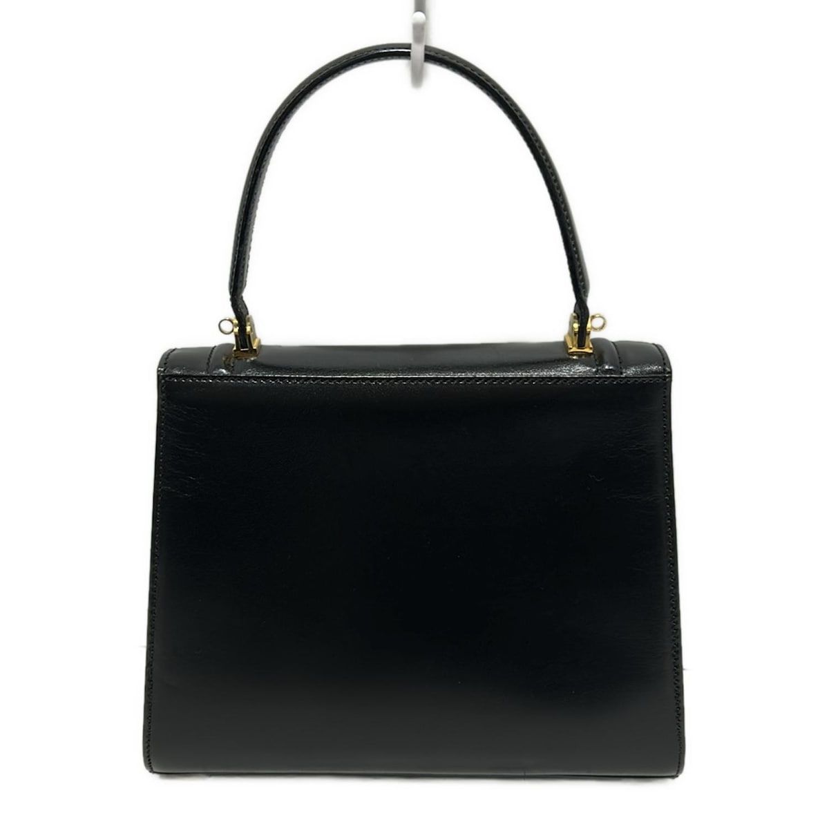 BALLY(バリー) ハンドバッグ - 黒 レザー - メルカリ