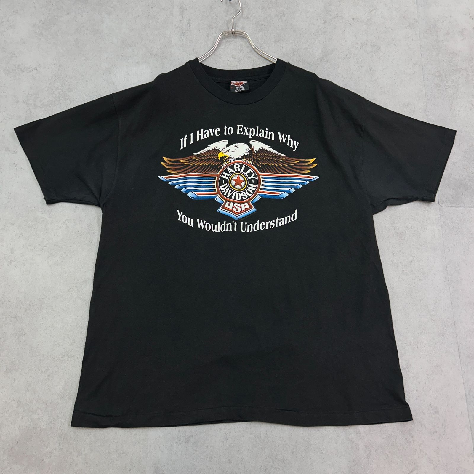 Harley Davidson ハーレーダビッドソン 80s USA製 シングルステッチ 