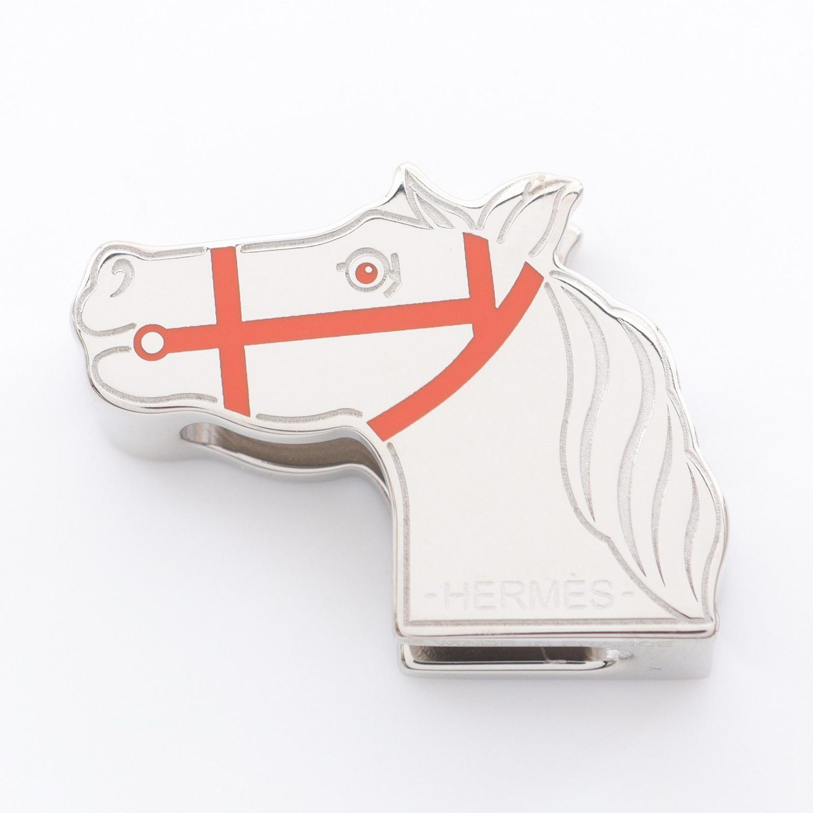 HERMES エルメス カドリージュ 馬 ツイリーリング スカーフリング GP