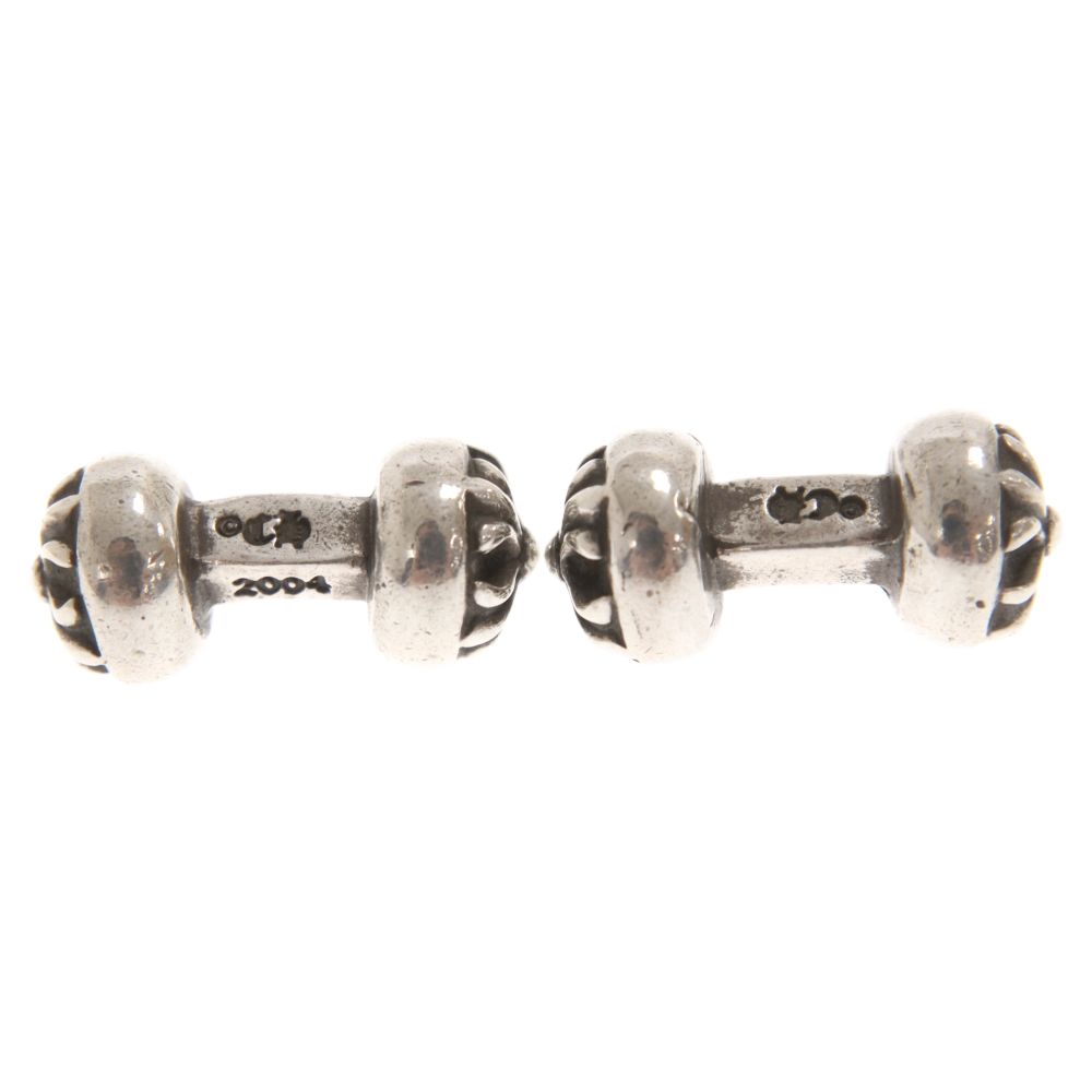 クロムハーツ CUFFS BARBELL/カフスバーベル クロスボール2個 CHROME HEARTS (クロムハーツ) CUFFS BARBELL カフスバーベル クロス