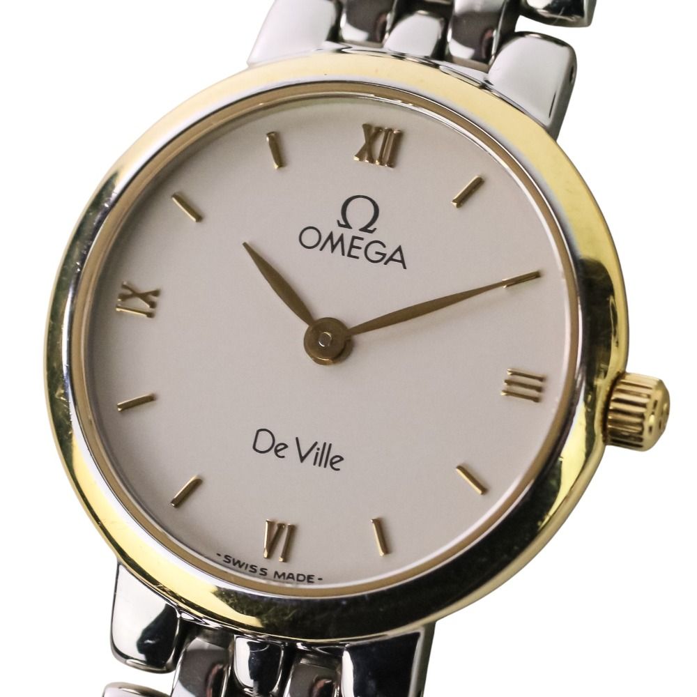 オメガ De Ville クォーツ 時計 レディース 不動 OMEGA】オメガ DeVille デビル レディース クォーツをお買取り