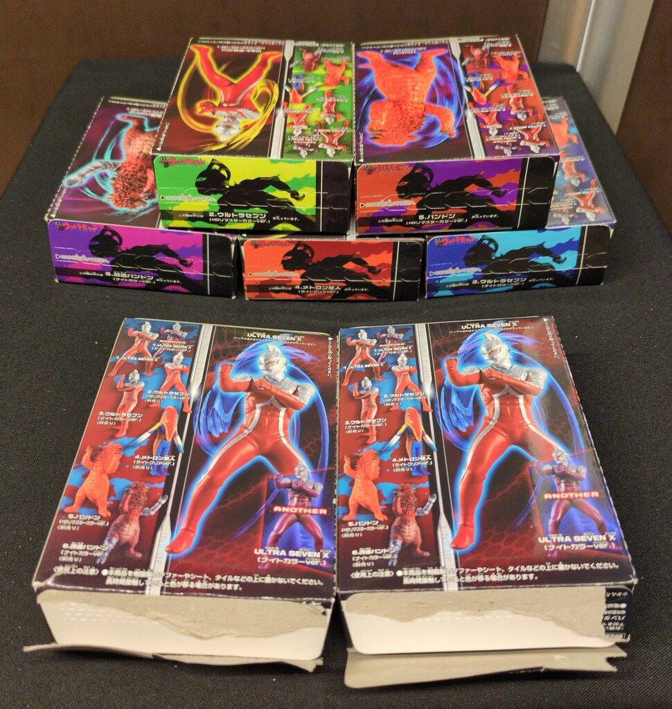 【新品】S.H.MonsterArts ゴジラ（2001） バンダイHDS ウルトラセブン 異世界の来訪者編 全7種コンプリート