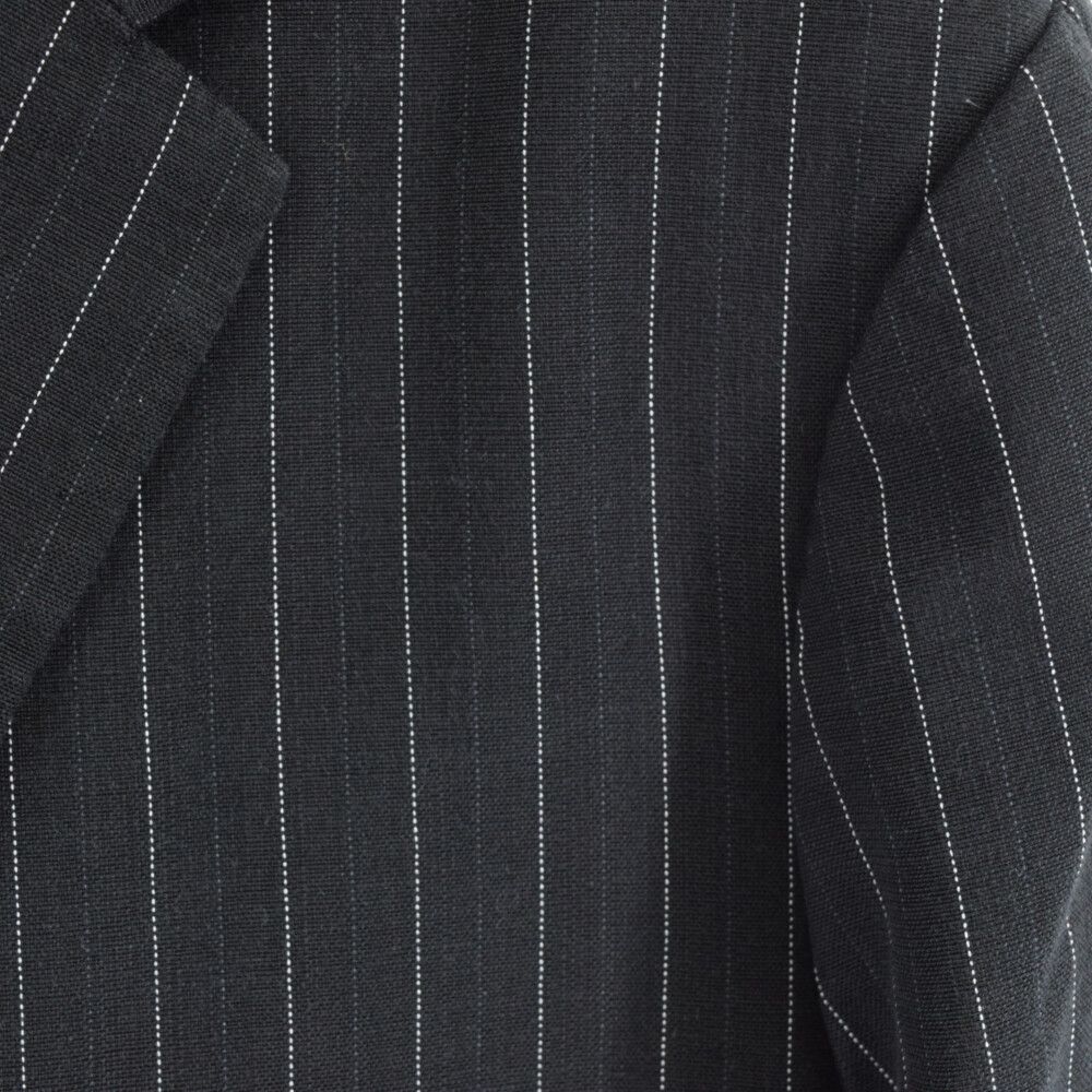 SUPREME (シュプリーム) 23SS Lightweight Pinstripe Suit ライトウエイト ピンストライプ テーラードジャケット  スラックスパンツ セットアップスーツ ブラック