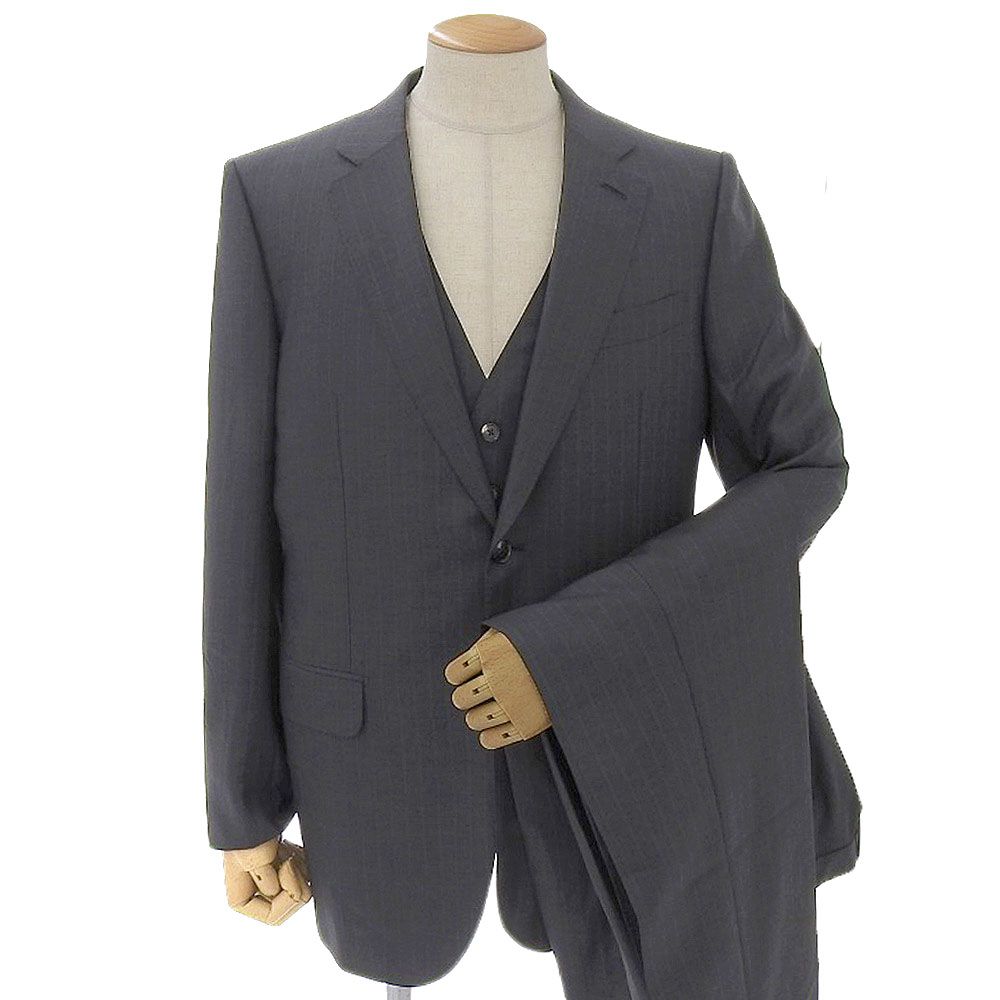超美品 エルメネジルドゼニア Ermenegildo Zegna 現行販売商品 15 MILMIL15 170極細番手 3P 3つ揃え 2つボタン ジャケット 50 定価810700円 ほぼ未使用