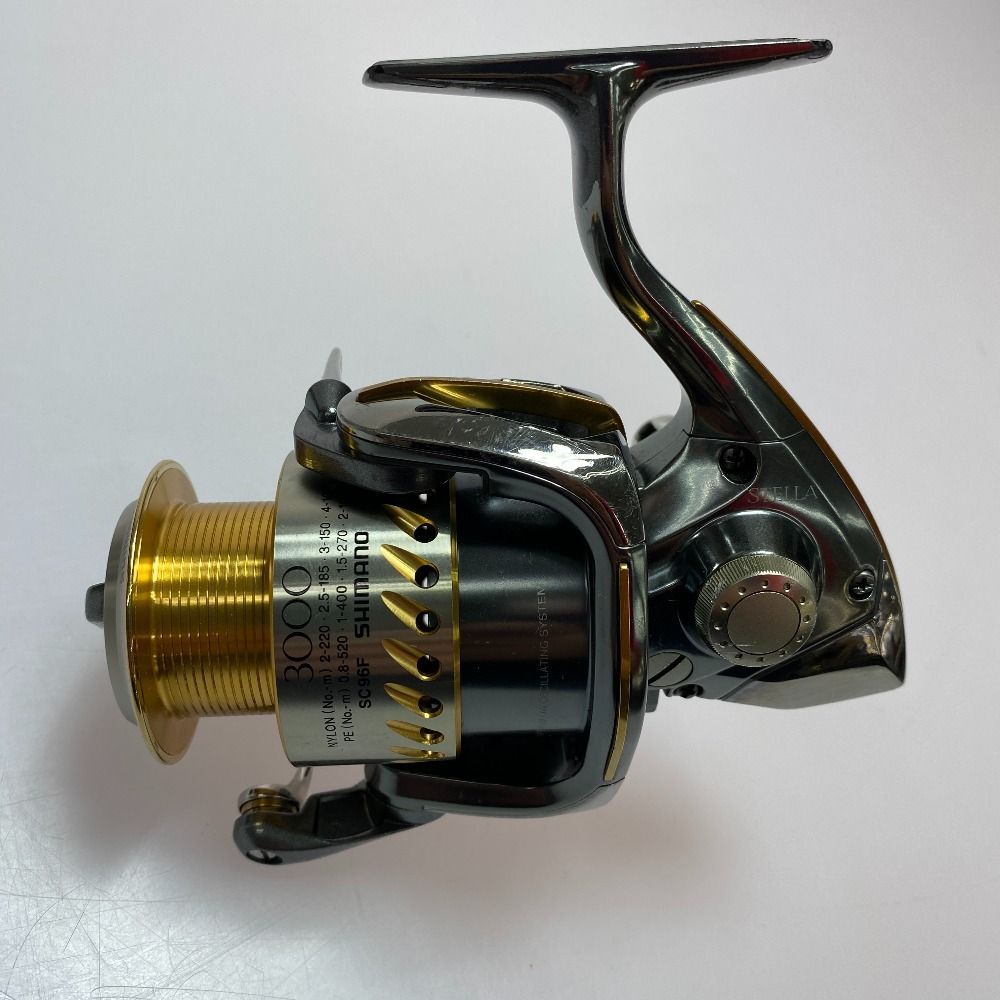 SHIMANO シマノ スピニングリール 04ステラ3000バサートノブ交換済み ...