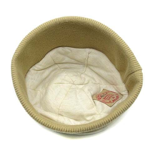 シャパル CHAPAL ボンネット BONNNET レザー ニット キャップ 