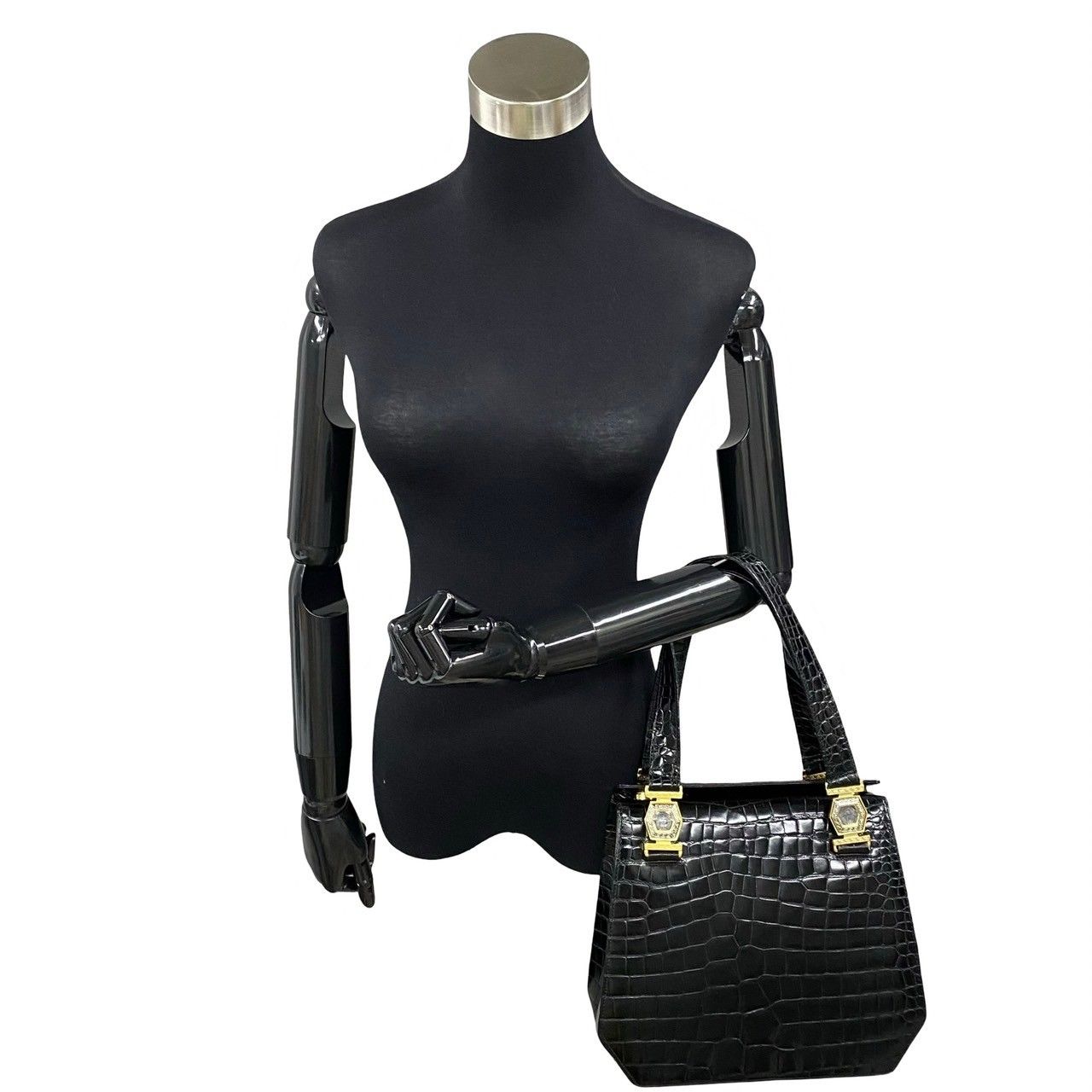 ほぼ未使用 希少品 VERSACE ヴェルサーチ メデューサ モチーフ 金具 