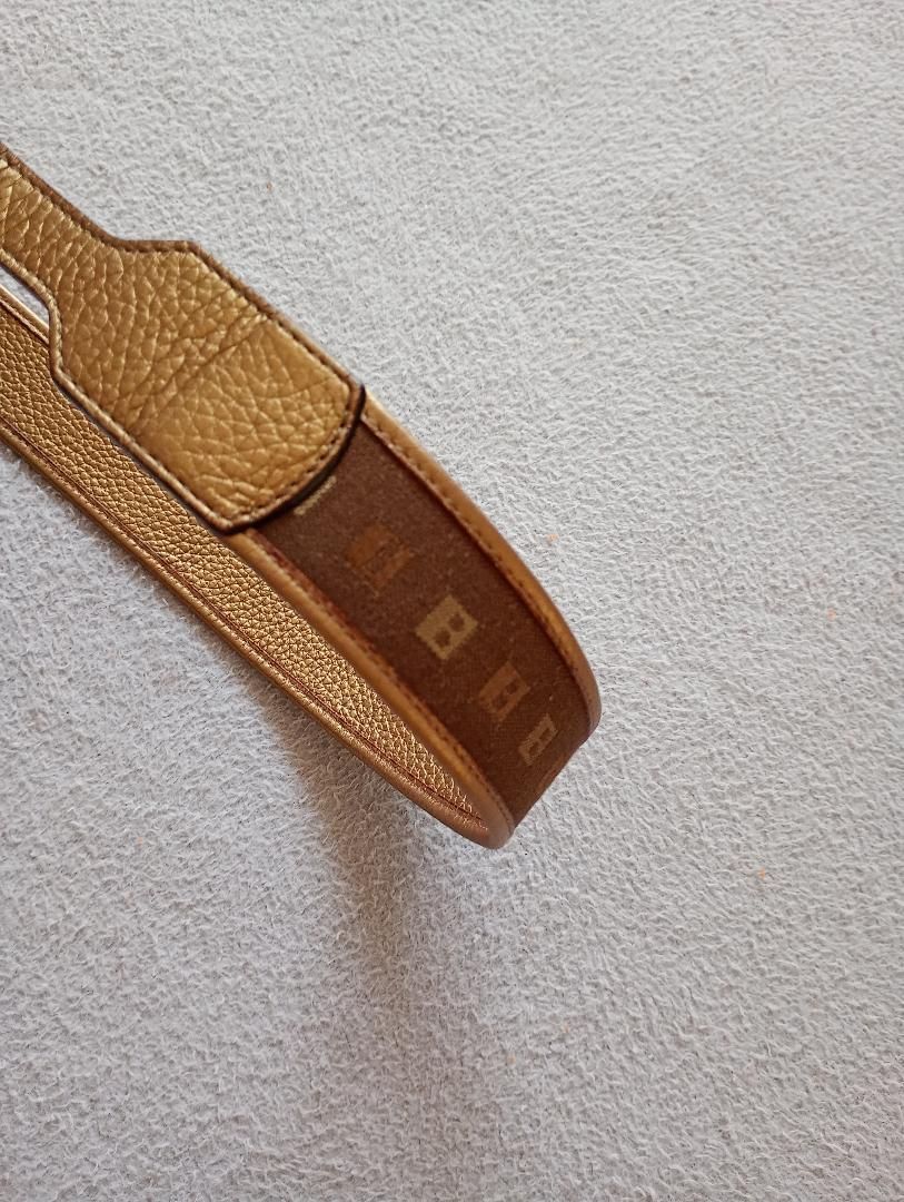 BALLY バリー ロゴレザーベルト 全長100cm