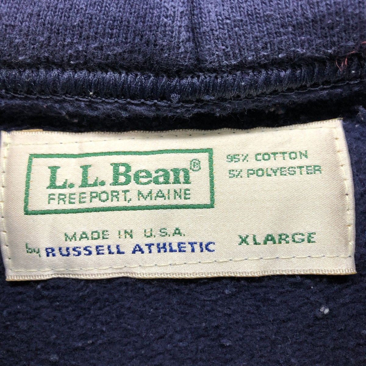 古着 90年代 エルエルビーン L.L.Bean RUSSELL ラッセル ダブルネーム 
