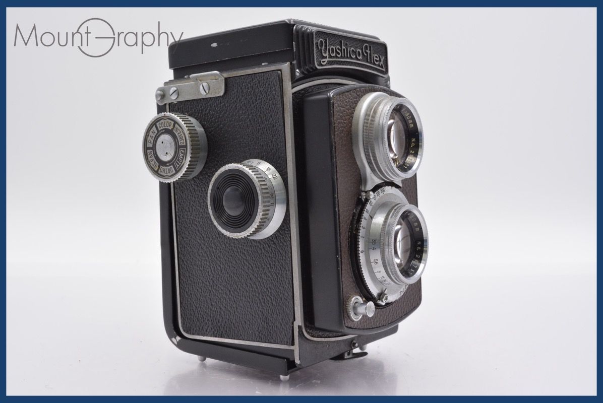 ☆ヤシカ YASHICA YASHICAFLEX 80mm F3.5 動作確認 ☆実用美品☆ ヤシカ YASHICA yashicaflex 80mm F3.5 B 旧型 同