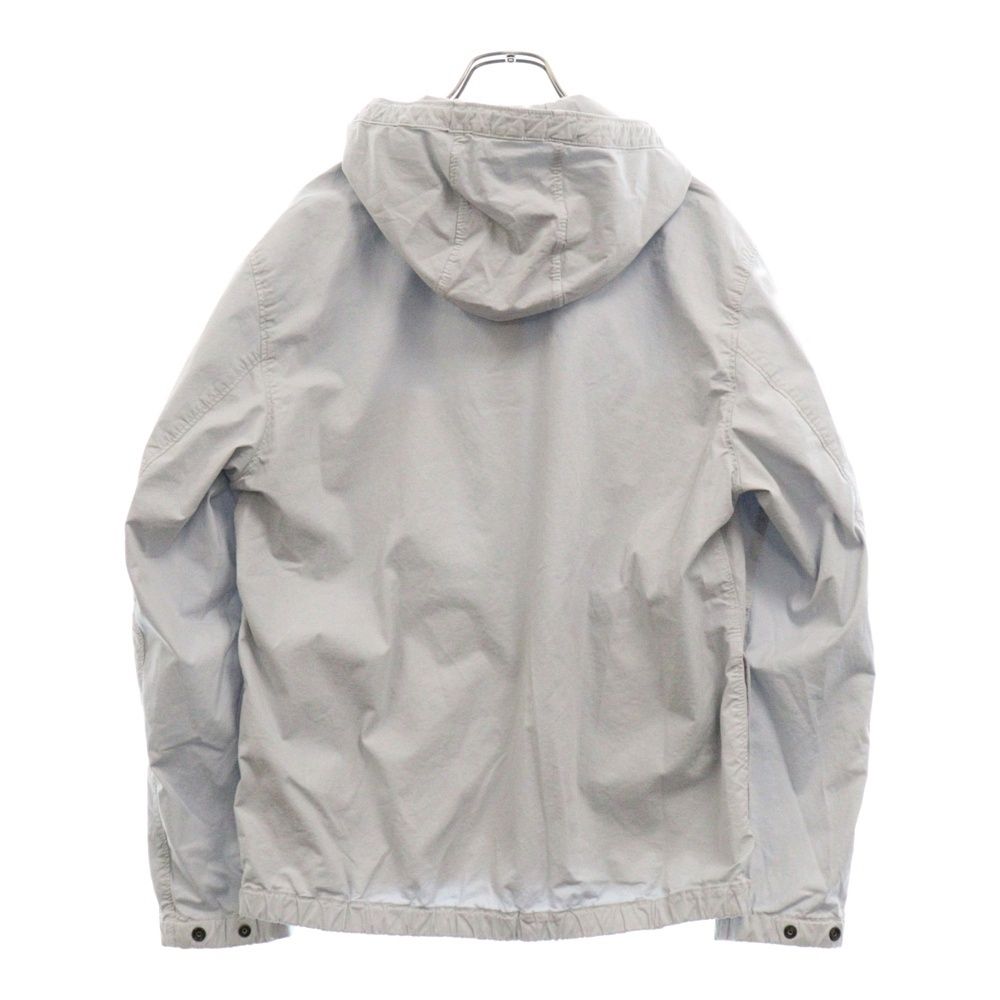 STONE  ストーンアイランド ワッペン付き フーデッドジャケット グレー 801542610 STONE ISLAND (ストーンアイランド) ワッペン付き フーデッド