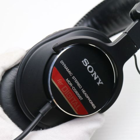  超 MDR-CD 900 ST ブラック ヘッドホン SONY 07000 有線ヘッドホン 有線ヘッドホン リケーブル
