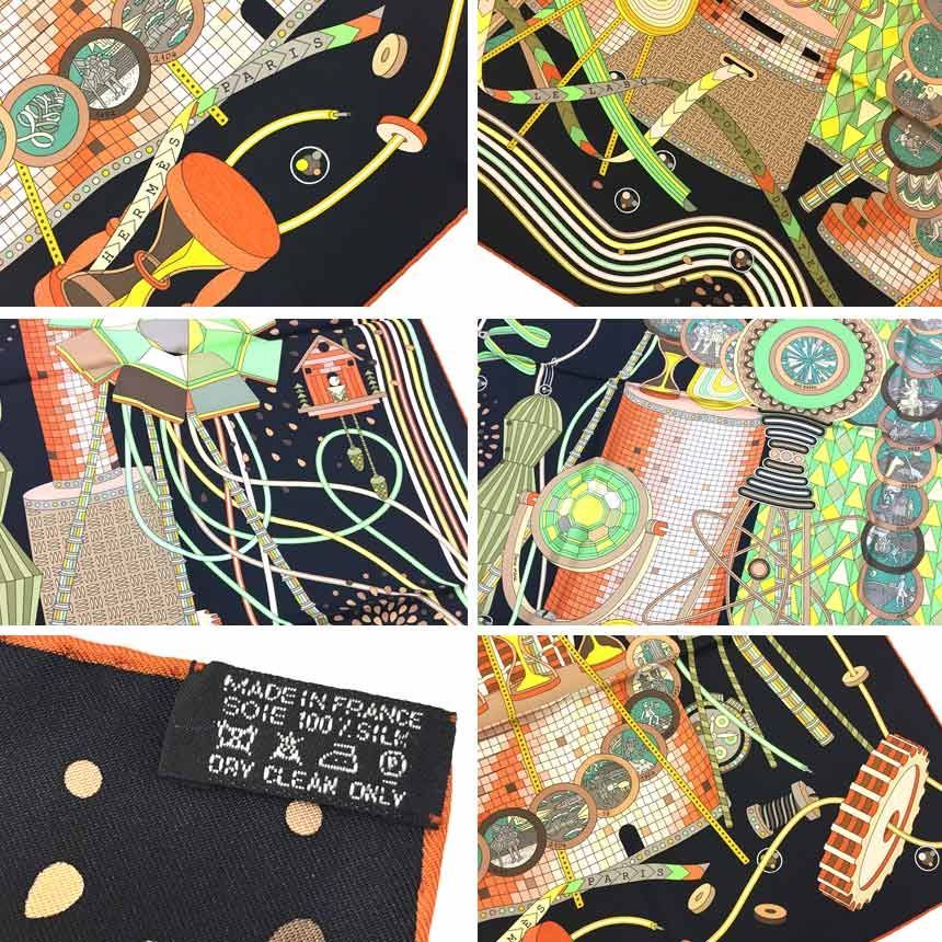 セール エルメス HERMES カレ 90 LE LABORATOIRE DU TEMPS 時の