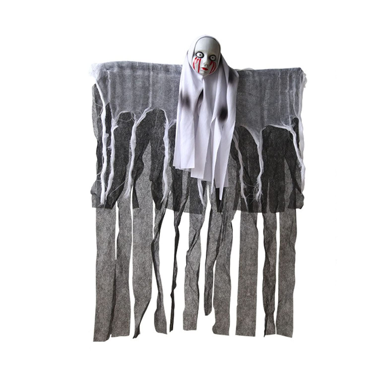 飾り お化け屋敷 幽霊 ゴースト ハンギング ホラー 雰囲気満点 グッズ 屋内に動揺 怖い 吊物 吊り下げ 肝試し パーティー 舞台道具 イベント用品 セット B