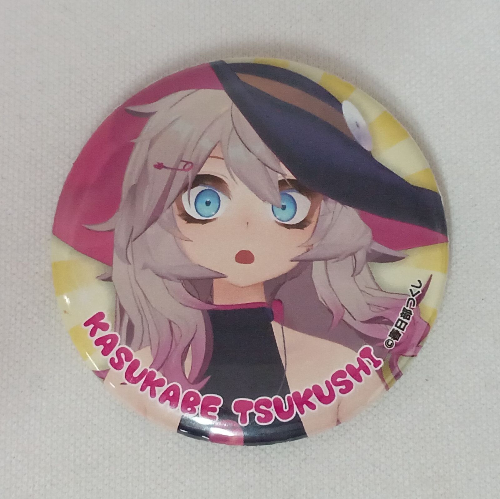 Vtuber 春日部つくし 缶バッジ アクリルキーホルダー セット