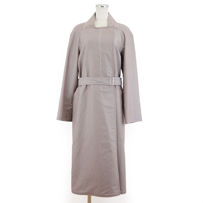 美品】エルメス コート 2019SS セリエボタン キモノカラー ダブル  