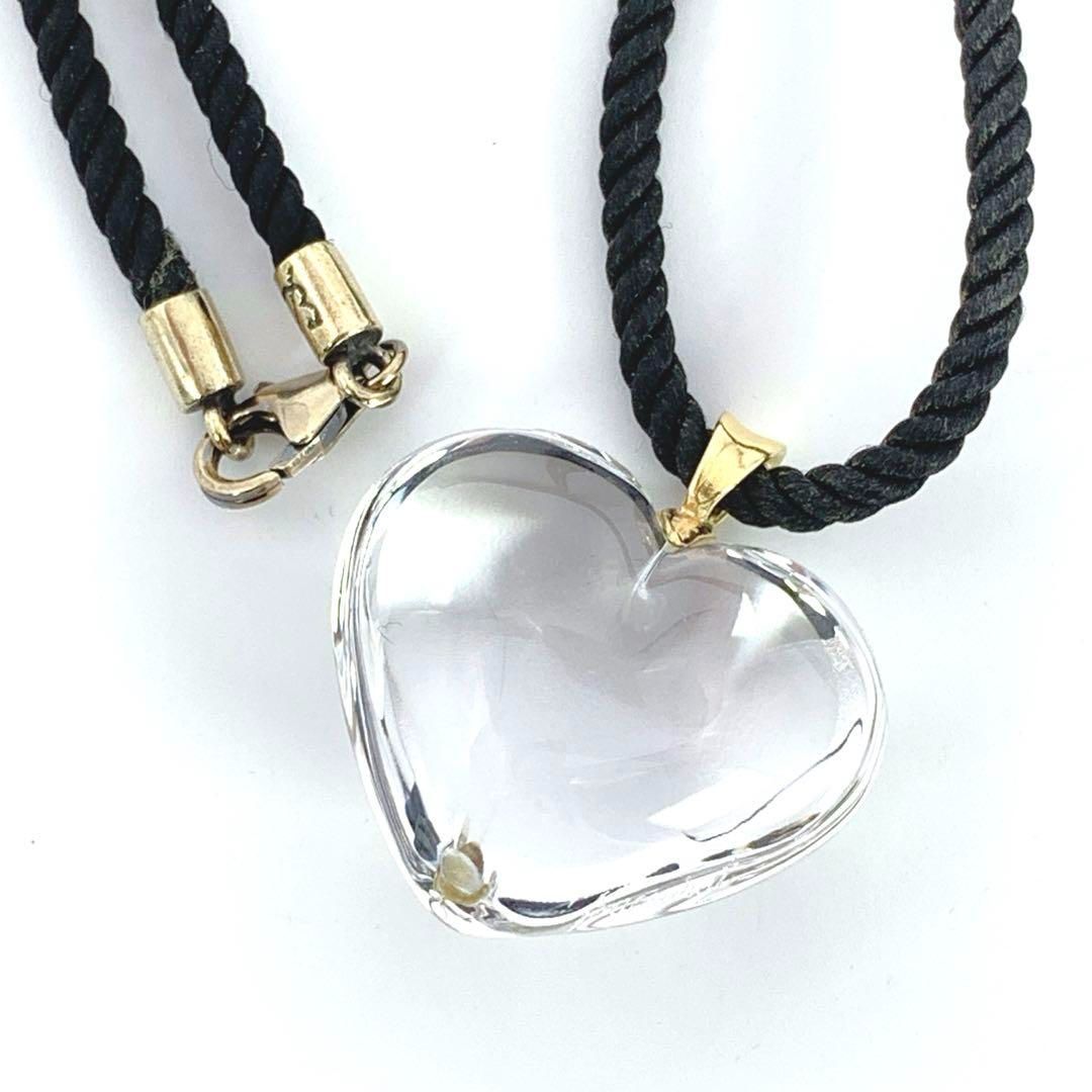 Baccarat バカラ Heart ハート クリスタル ネックレス ペンダント 925 