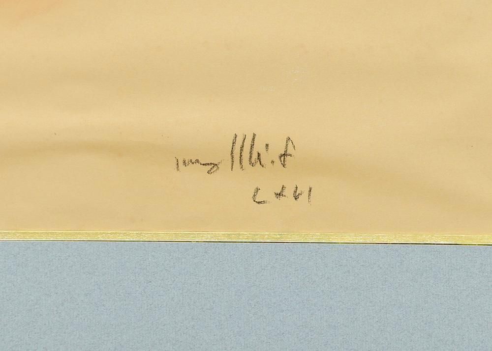 真作】【WISH】古沢岩美 パステル 12号大 大作 ◇魅惑の裸婦 〇