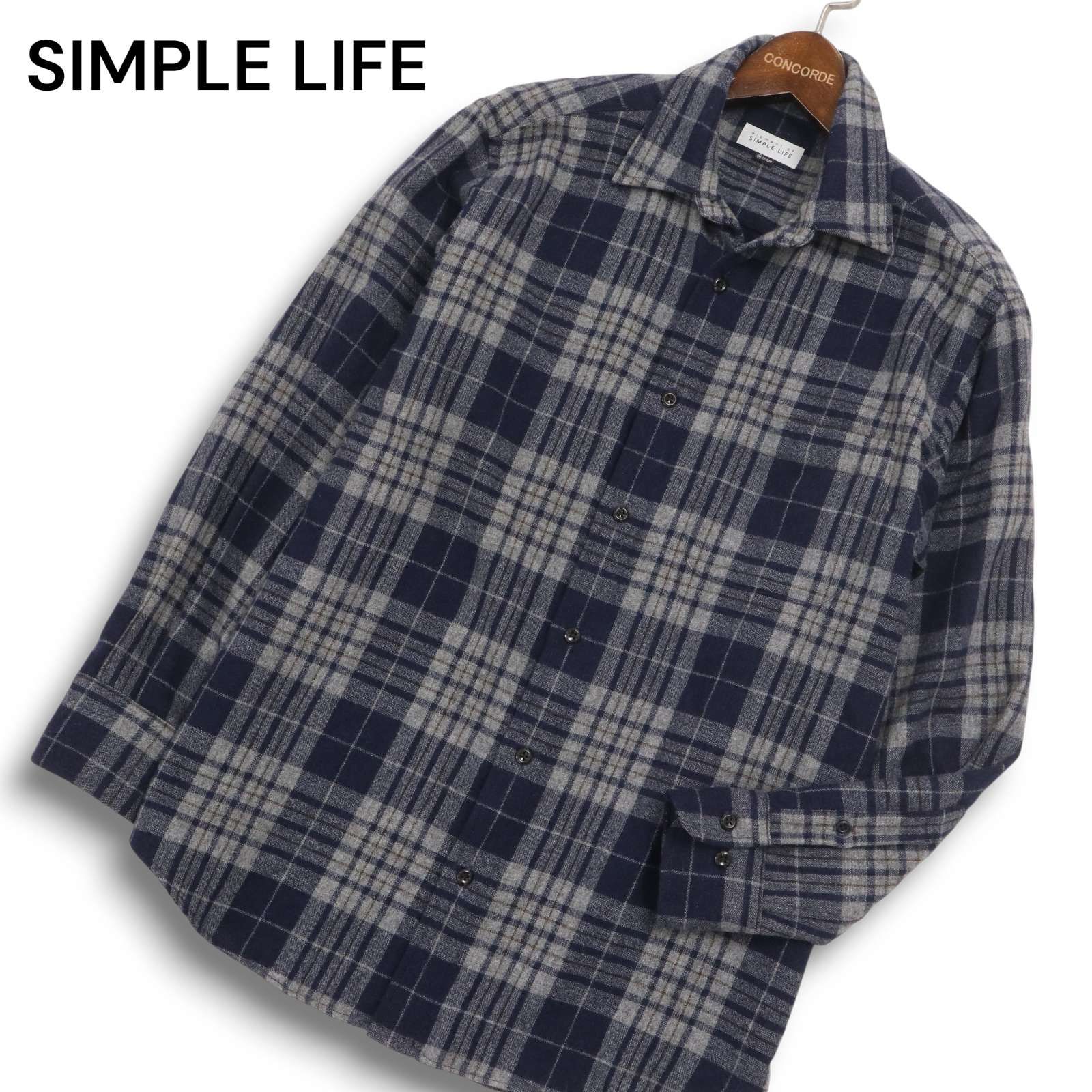 SIMPLE LIFE シンプルライフ レナウン 秋冬☆ 花柄 フラワー 総柄 ノー 