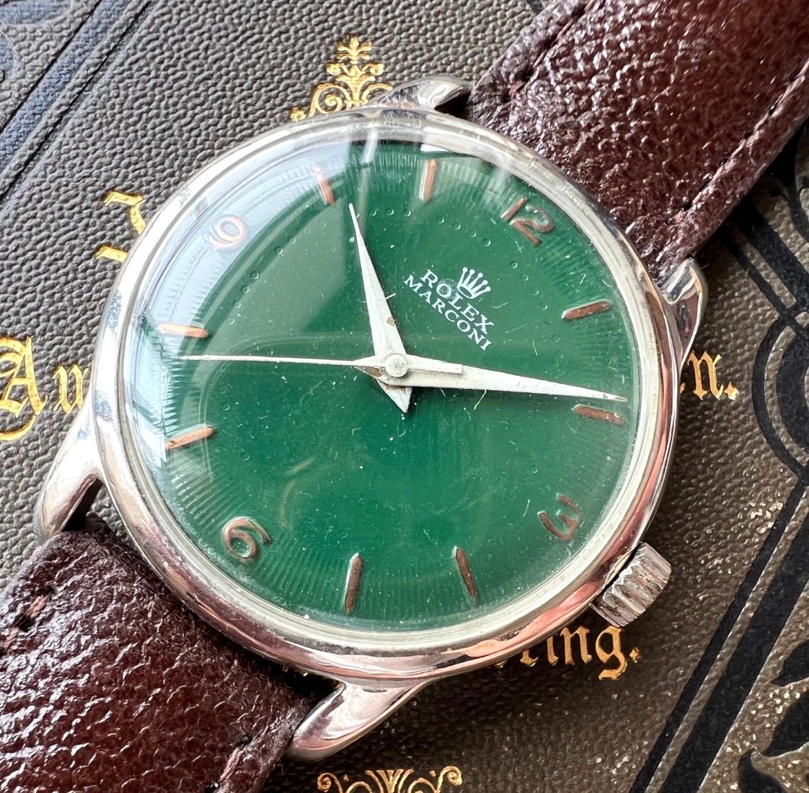 整備済 ROLEX マルコーニ アンティーク時計 ロレックス AD15 ROLEX