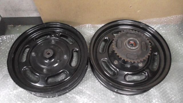エイプ キャブ車 AC16 タイヤホイールセット エイプ50 前後タイヤホイールセット キャブ車 ac16 中古バイク