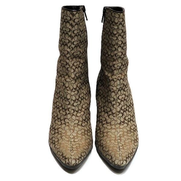 コーチ　COACH　ミニシグネチャー　ブランド小物　ブーツ　レディース