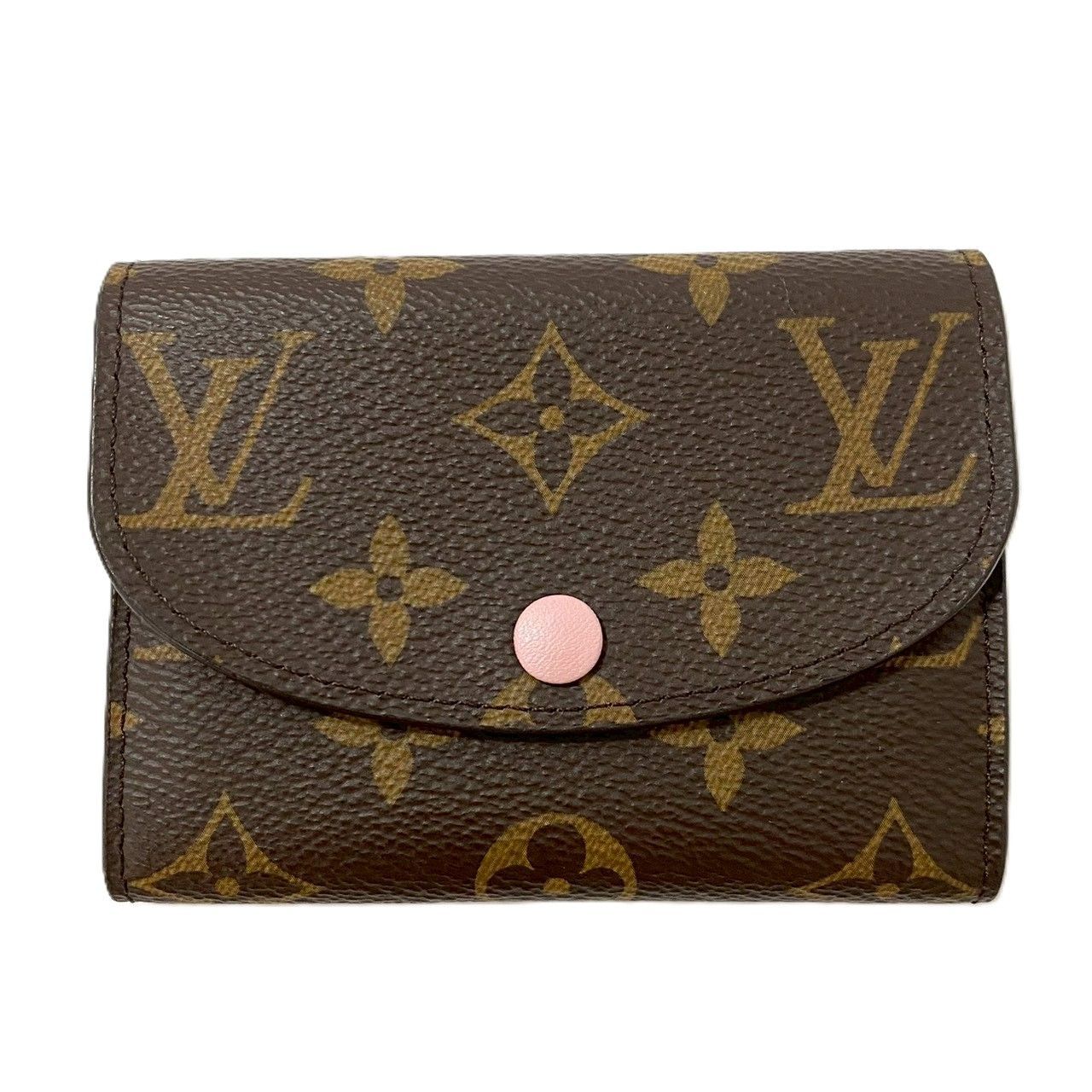 LOUIS VUITTON】ポルト モネ ロザリ モノグラム ローズバレリーヌ