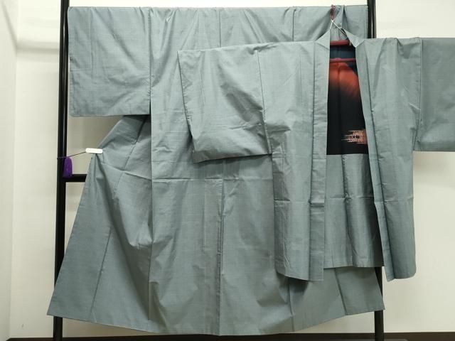 平和屋着物●男性 本場大島紬 アンサンブル 100亀甲 総詰め 反端付き 正絹 CAAX5976gh