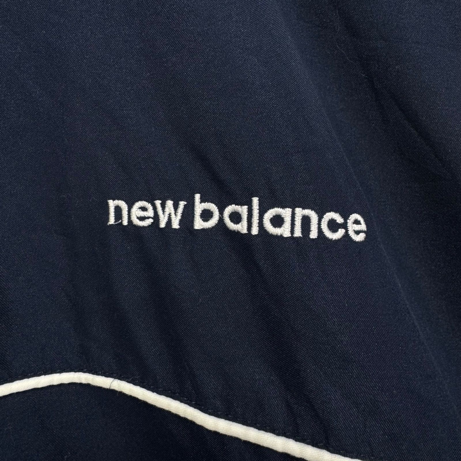 New Balance Logo Embroidery Nylon Zip-up Jacket ニューバランス