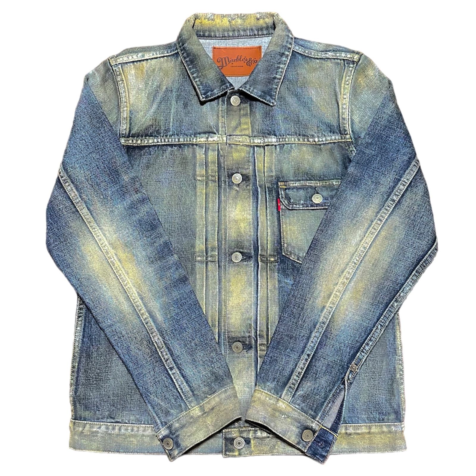 マーブルズ デニムジャケット　Gジャン ☆ほぼ未使用☆Marbles☆デニム☆ジャケット☆Gジャン☆ - メルカリ