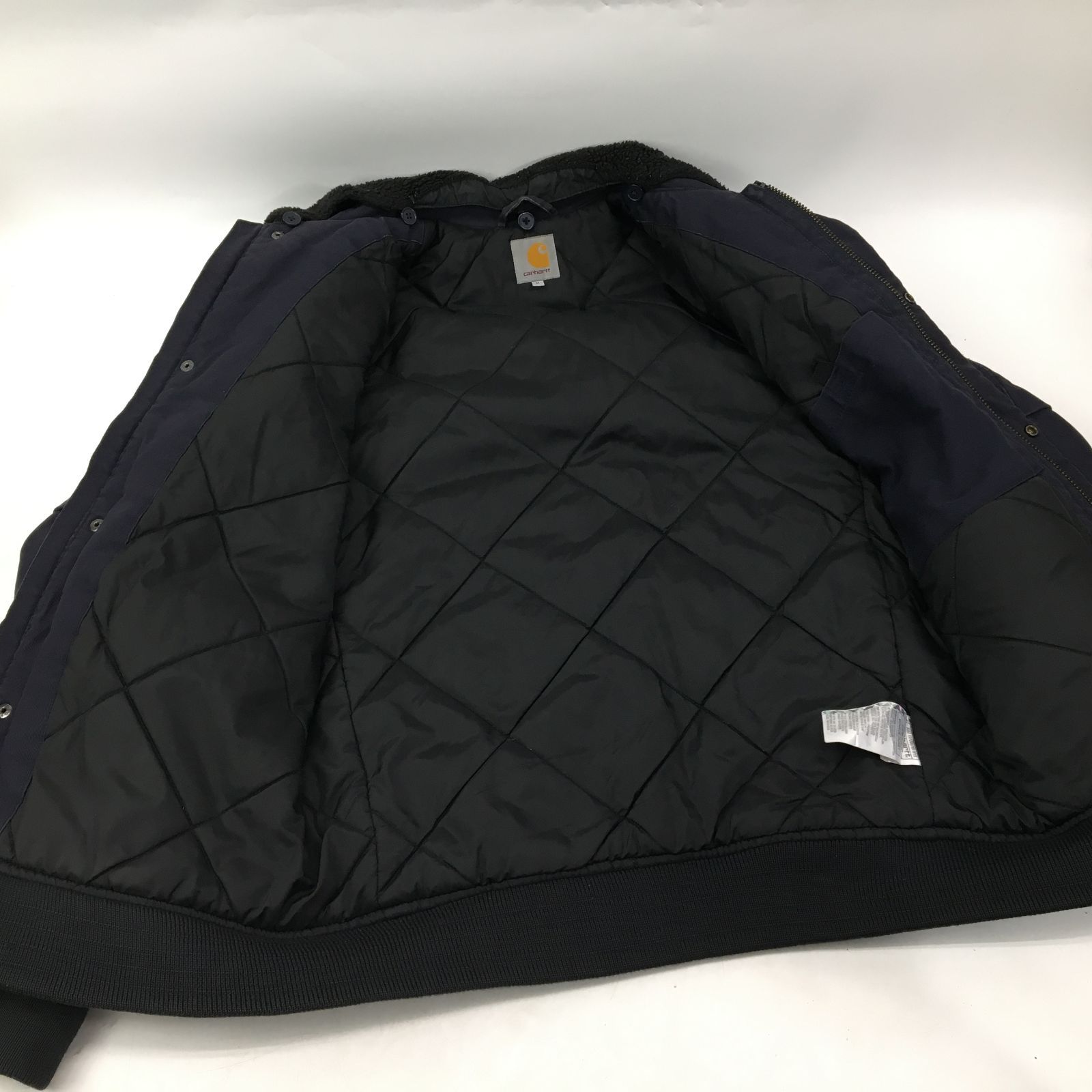 Carhartt Monroe Jacket L ネイビー Mens Vintage Black CARHARTT Monroe Bomber Jacket Size L
