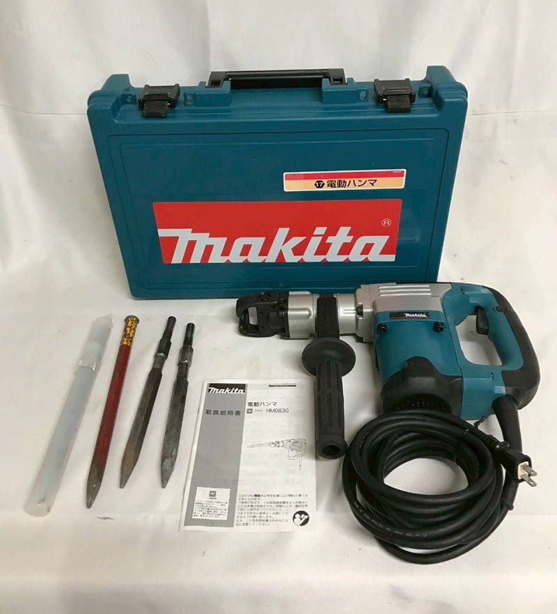 【北見市発】マキタ makita 電動ハンマ HM0830 青 (D6431axxYM) 北見市発】マキタ makita 電動ハンマ HM0830 青 (D6431axxYM)
