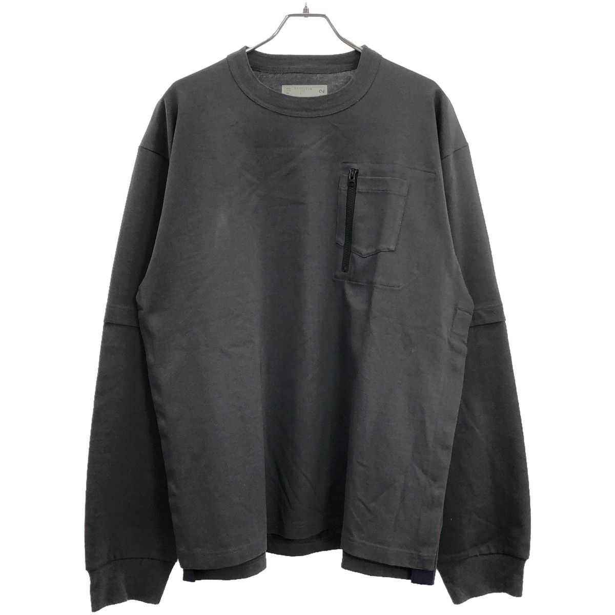 sacai サカイ 23AW Cotton Jersey L/S T-Shirt ロングスリーブカットソー 23-03182M グレー系 4