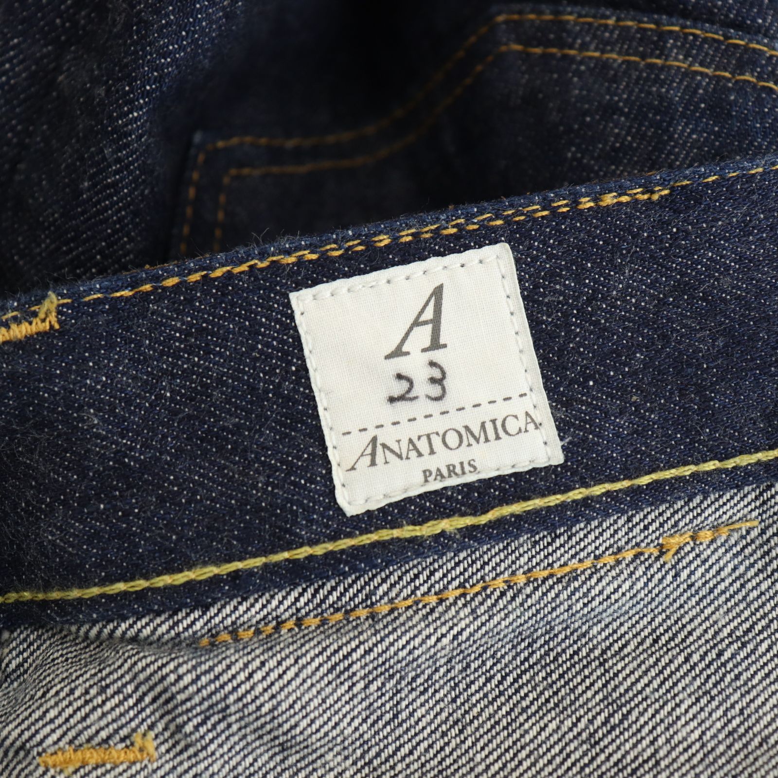 ANATOMICA 618MARILYNハイウエストデニム セルビッチ 22 アナトミカ ANATOMICA 618MARILYNハイウエストデニム パンツ